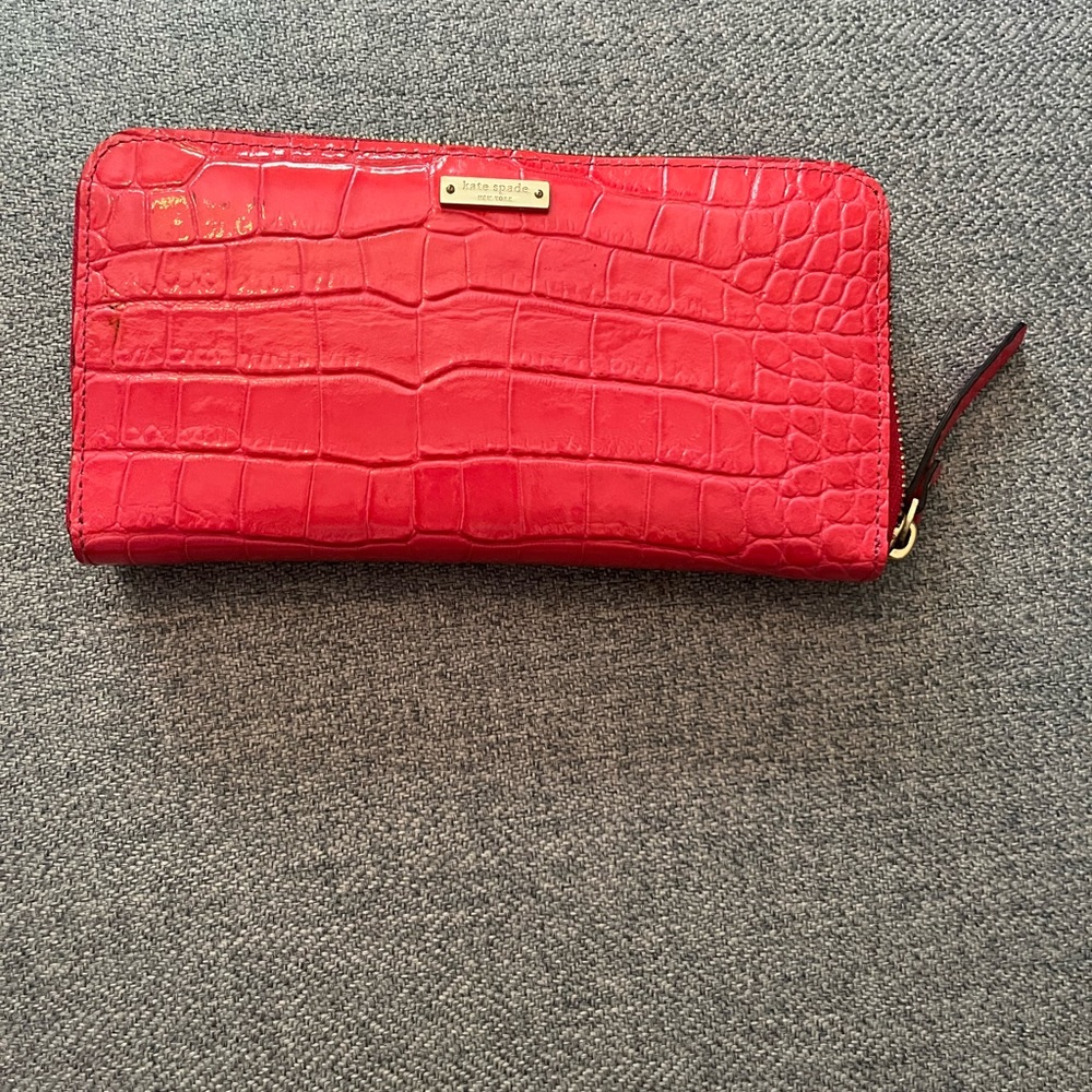 Large pink Kate Spade wallet